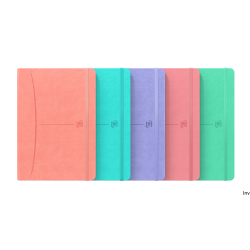 Notatnik Oxford Signature A5 80 kartek kratka mix pastelowy