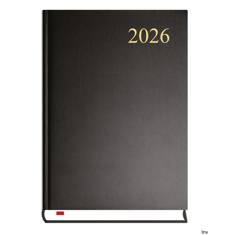 Kalendarz dzienny A5 czarny Michalczyk i Prokop 2023, 352 strony, oprawa skóropodobna