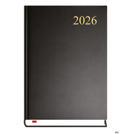 Kalendarz dzienny A5 czarny Michalczyk i Prokop 2023, 352 strony, oprawa skóropodobna
