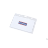 Identyfikator miękki Biella 105x65 mm transparentny z otworem do mocowania