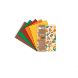Blok Happy Color Deco Forest 170 g/m2 A4 20 arkuszy 5 kolorów do zaproszeń i scrapbookingu