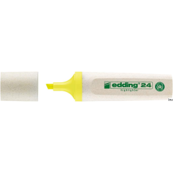 Zakreślacz ekologiczny Edding żółty 24/005, 10 sztuk, fluorescencyjny tusz na bazie wody