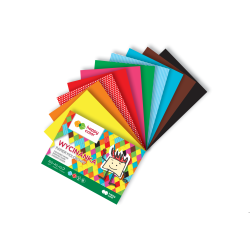 Blok wycinanka A5 10 arkuszy 100 g kolorowy Happy Color