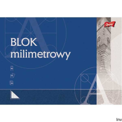 Blok milimetrowy A3 20 kartek UNIPAP St.Majewski