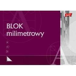 Blok milimetrowy A3 20 kartek UNIPAP St.Majewski