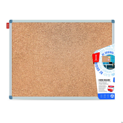 Tablica korkowa MemoBe Classic 120x90 cm srebrna rama aluminiowa