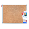 Tablica korkowa MemoBe Classic 120x90 cm srebrna rama aluminiowa