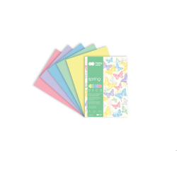 Blok Happy Color Deco A4 170g, 20 arkuszy, 5 kolorów do zaproszeń i scrapbookingu