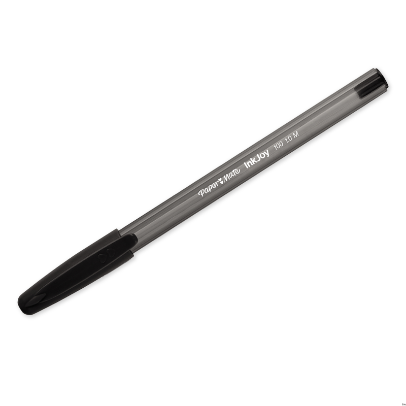Długopis Paper Mate INKJOY 100 CAP M czarny z zatyczką, 1 mm, system tuszu ULV