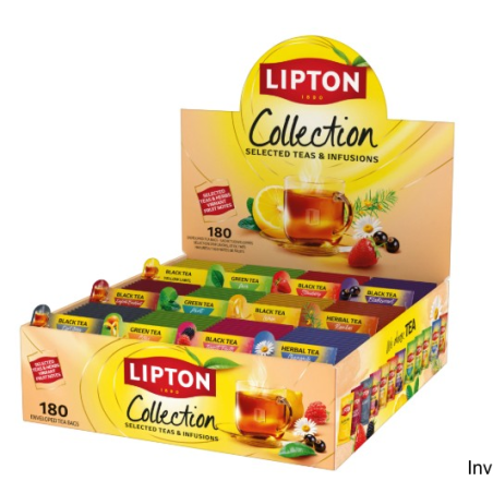 Herbata Lipton Variety Pack - 12 smaków czarnej herbaty w foliowych kopertach