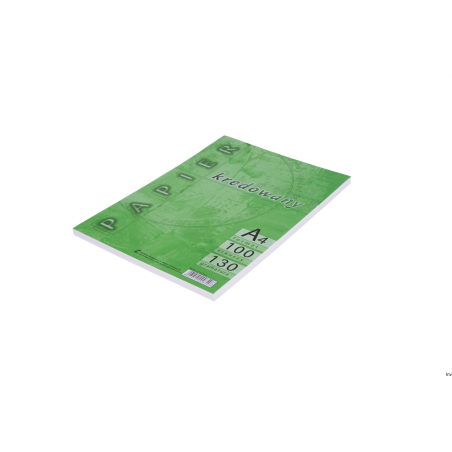 Papier A4 130g kredowany Kreska, opakowanie 100 sztuk