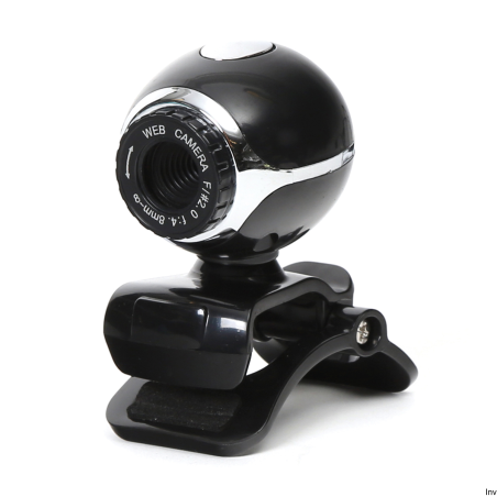 Kamera internetowa OMEGA WEB CAM 480p z mikrofonem, czarna, USB, rozdzielczość 640x480, sensor CMOS
