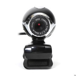 Kamera internetowa OMEGA WEB CAM 480p z mikrofonem, czarna, USB, rozdzielczość 640x480, sensor CMOS
