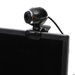 Kamera internetowa OMEGA WEB CAM 480p z mikrofonem, czarna, USB, rozdzielczość 640x480, sensor CMOS