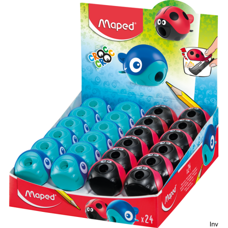 Maped Temperówka CROC CROC EASY 1 otwór mix kolorów 018113