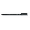 Foliopis permanentny Staedtler Lumocolor M 317 czarny do folii i powierzchni, zestaw 4 sztuk w etui