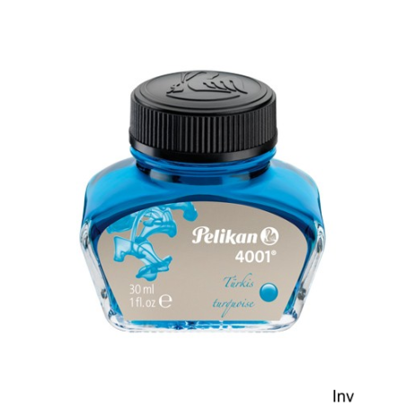 Atrament Pelikan turkusowy 30 ml w szklanej butelce
