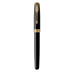 Pióro wieczne Parker Sonnet Black Lacquer GT M ze stalówką, giftbox