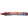 Edding Marker do tablic brązowy 1,5-3 mm okrągła końcówka 360/007/BR