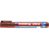 Edding Marker do tablic brązowy 1,5-3 mm okrągła końcówka 360/007/BR