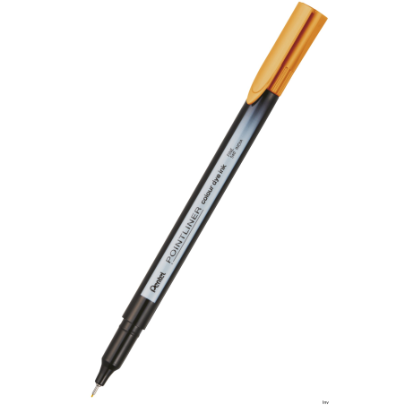 Cienkopis PENTEL Pointliner Colour pomarańczowy sunset z tuszem na bazie wody