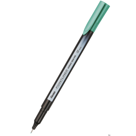 Cienkopis PENTEL Pointliner Colour szmaragdowy S40-D4 z tuszem na bazie wody