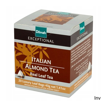 Herbata Dilmah Italian Almond 20 torebek czarna z aromatem migdałów