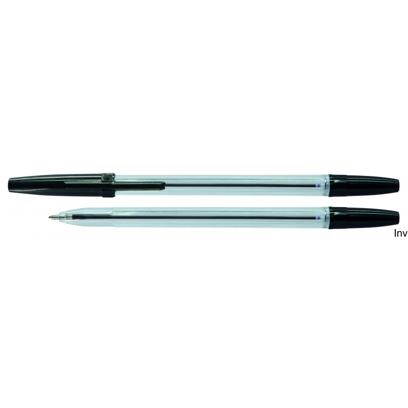 Długopis Office Products, 1,0 mm, czarny, z wymiennym wkładem, ergonomiczny, długość linii 2000 m