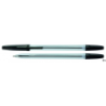 Długopis Office Products, 1,0 mm, czarny, z wymiennym wkładem, ergonomiczny, długość linii 2000 m