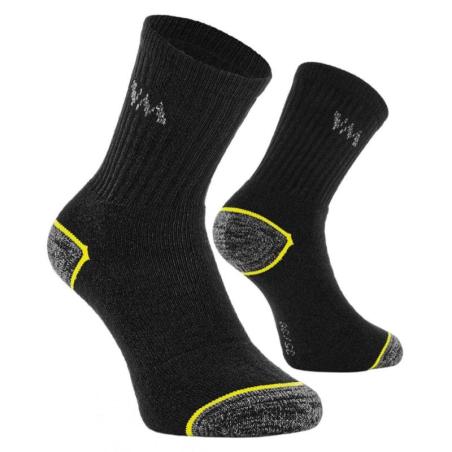 Skarpety bawełniano-poliestrowe VM FOOTWEAR, rozm. 39-42, 3 pary, czarno-szare