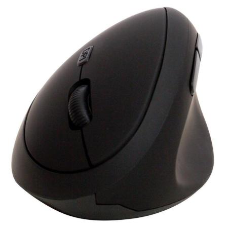 Myszka ergonomiczna bezprzewodowa pionowa Q-CONNECT, 6-przyciskowa, na baterie, dla praworęcznych, czarna