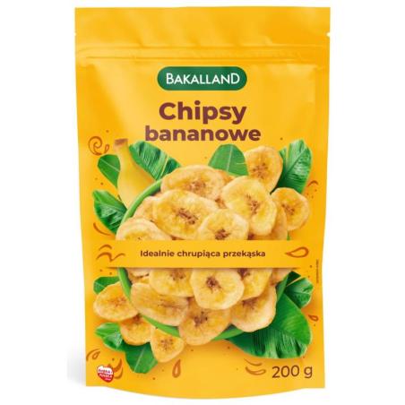 Chipsy bananowe BAKALLAND, 200g