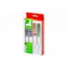 Marker do tablic Q-CONNECT Premium, gum. rękojeść, okrągły, 2-3mm (linia), 4szt., mix kolorów / KF26113
