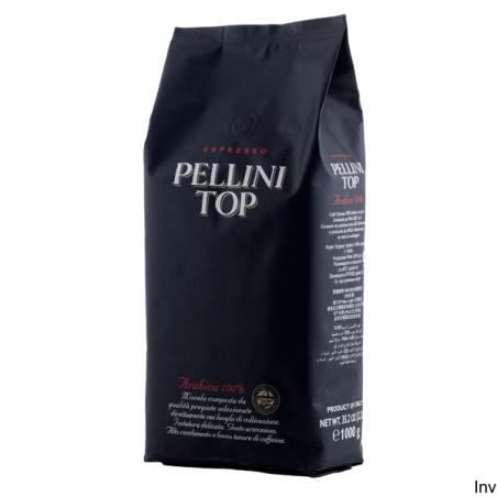 Kawa Pellini Top 1kg ziarnista - Mieszanka Arabiki i Robusty z nutami czekolady i orzechów