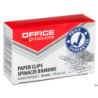 Spinacze okrągłe srebrne 50 mm, 100 sztuk, Office Products