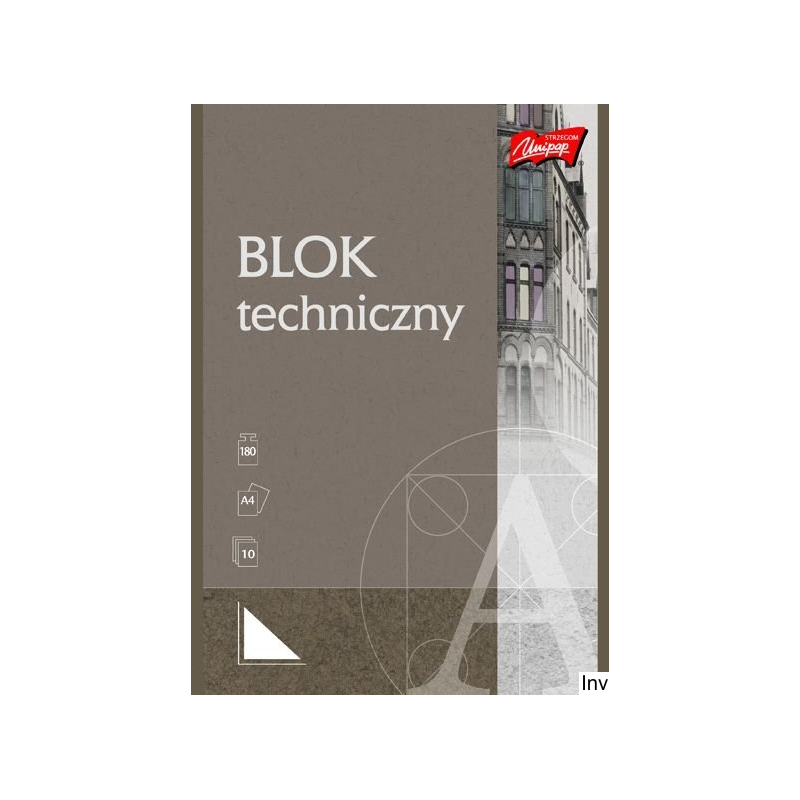 Blok rysunkowy A4 16 kartek kolor UNIPAP St.Majewski