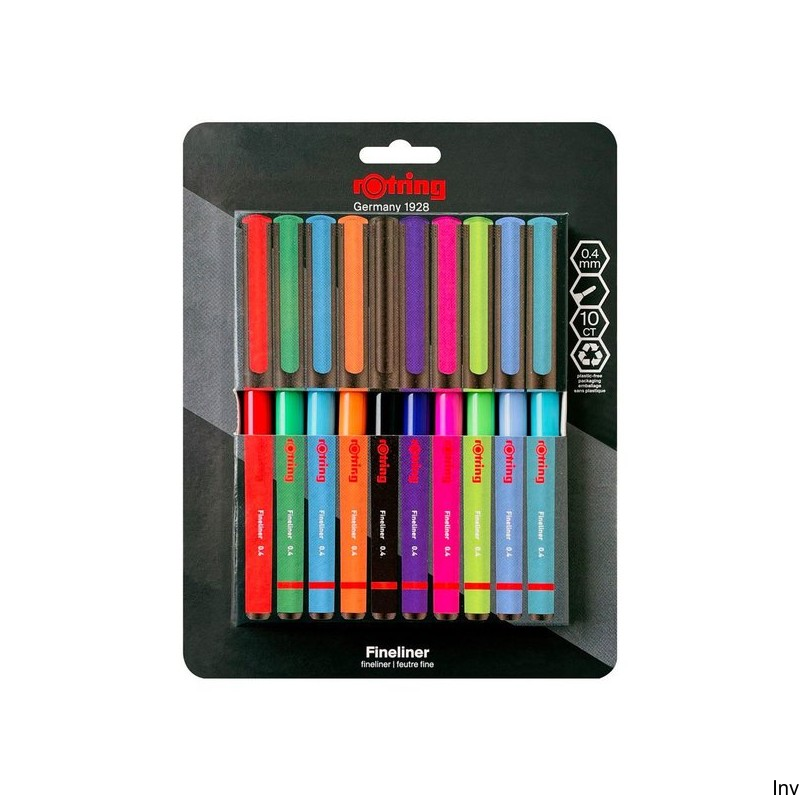 Rotring Cienkopisy LINNERBLISTER 10 sztuk 2166220