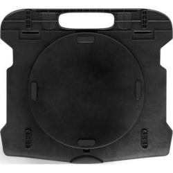Podstawa pod laptopa z obrotowym podłożem Q-CONNECT, 25,5x28x2,2 cm, czarna