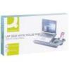 Podstawa pod laptopa z podkładką pod mysz Q-CONNECT, 51,8 x 28,1 x 5,9 cm, czarna