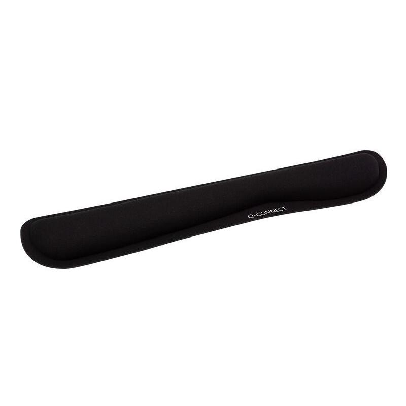 Podkładka pod nadgarstek Q-CONNECT, ergonomiczna, pianka termoplastyczna, czarna