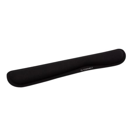 Podkładka pod nadgarstek Q-CONNECT, ergonomiczna, pianka termoplastyczna, czarna