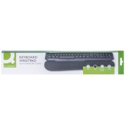 Podkładka pod nadgarstek Q-CONNECT, ergonomiczna, pianka termoplastyczna, czarna