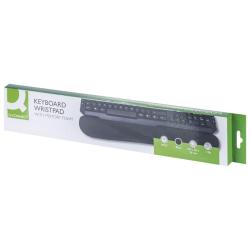 Podkładka pod nadgarstek Q-CONNECT, ergonomiczna, pianka termoplastyczna, czarna