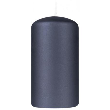 Świeca słupek DONAU HOME Standard Lakier, 60x115mm, czarny metaliczny mat