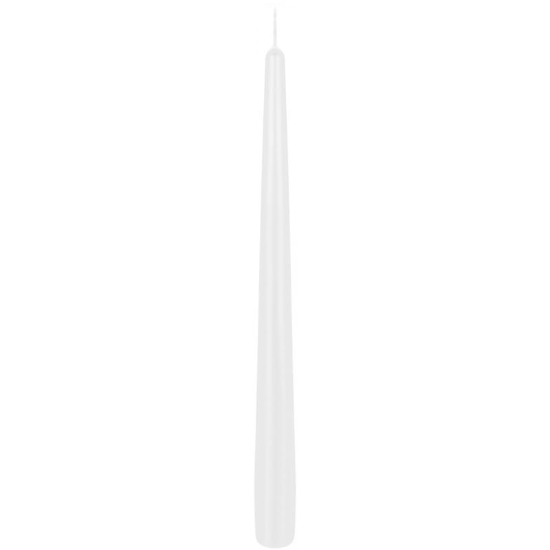 Świeca szpic DONAU HOME Standard Kolor, 22x230mm, 40 szt., biały