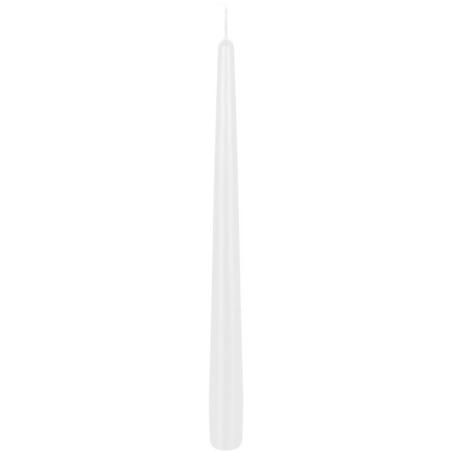 Świeca szpic DONAU HOME Standard Kolor, 22x230mm, 40 szt., biały