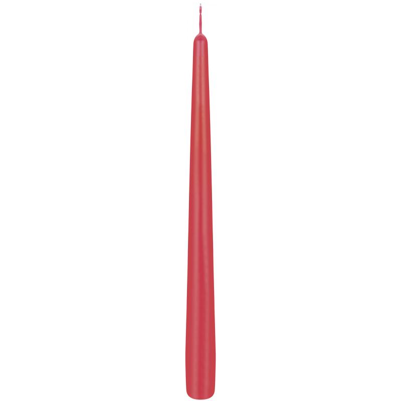 Świeca szpic DONAU HOME Standard Kolor, 22x230mm, 40 szt., czerwony