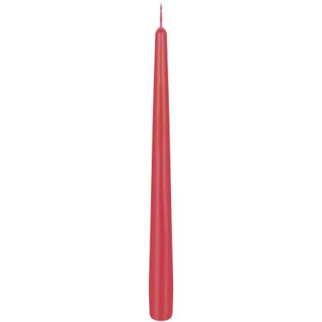 Świeca szpic DONAU HOME Standard Kolor, 22x230mm, 40 szt., czerwony
