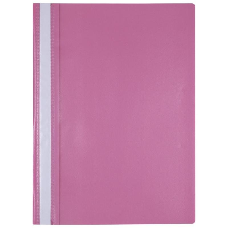 PAKIET Skoroszyt OFFICE PRODUCTS, PP, A4, miękki, 100/170mikr., różowy