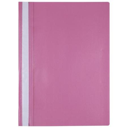 PAKIET Skoroszyt OFFICE PRODUCTS, PP, A4, miękki, 100/170mikr., różowy